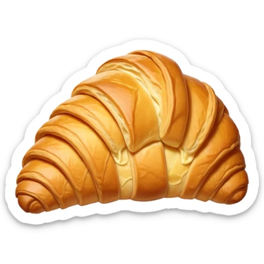 creamy croissant  sticker
