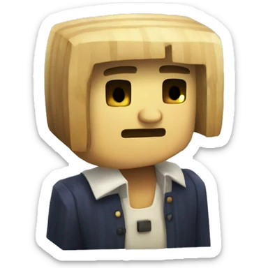 appel noch mincraft sticker