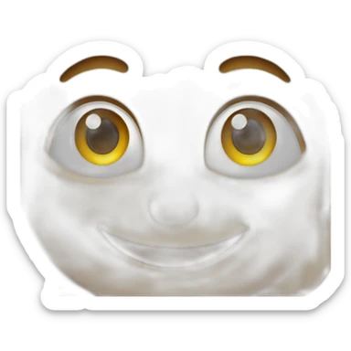 Smiley with dimples sticker