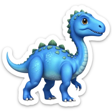 small herbivorous celestial dinosaur that walks on all fours sticker
