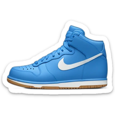 Nike blue shoes sticker