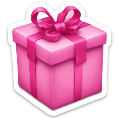 Pink present  sticker