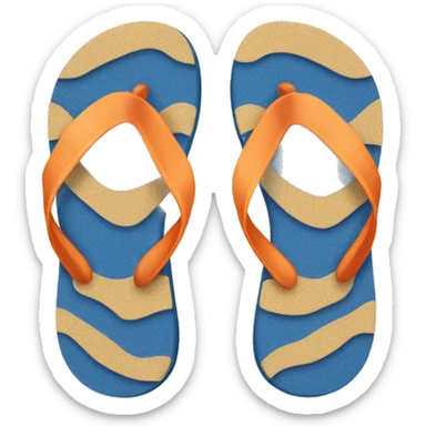 Flip-Flops sticker