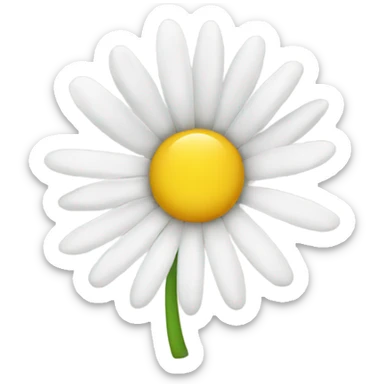 Daisy sticker