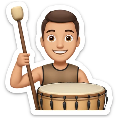 Emoji de manolo el del bombo tipo iPhone  sticker