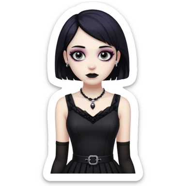 goth femboy sticker