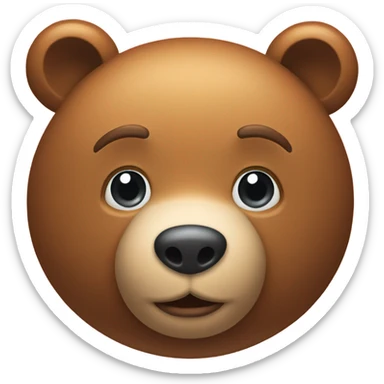 iPhones dolly bear emoji  sticker