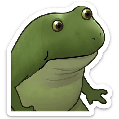 bufo climbing sticker