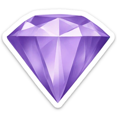 a light purple diamond sticker