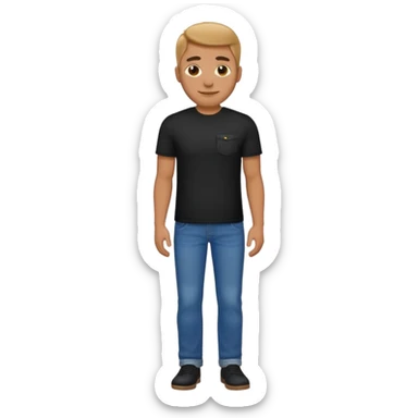 Add a mountain under the man, keep apple style emoji, no background. sticker