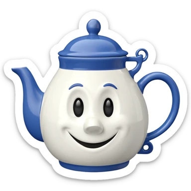 Disney mug of tea with Disney teapot sticker