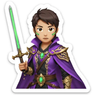 K-pop demon hunter sticker