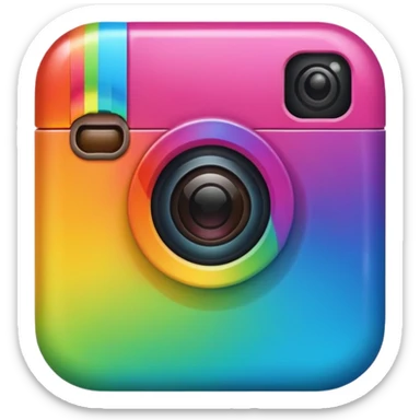 Instagram logo emoji style variation 4 sticker