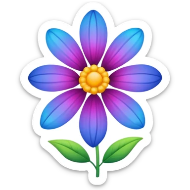Flower sticker