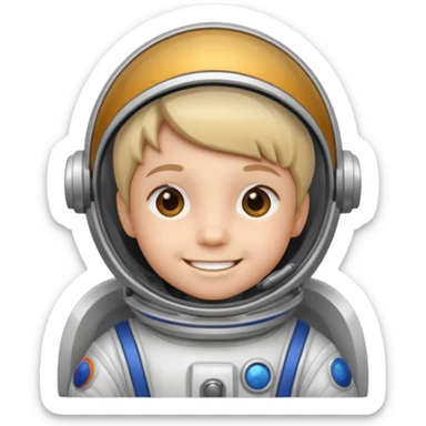 Space Suit Kid sticker