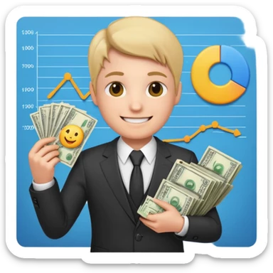 Corporate banking sales emoji sticker