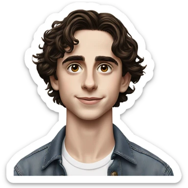 Timothée chalamet sticker