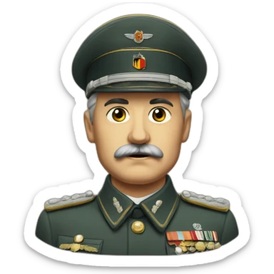 German dictator in 1945 sticker