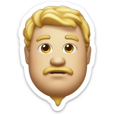 fat amongus impostor sticker