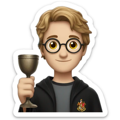 Harry Potter with the goblet of fire sticker
