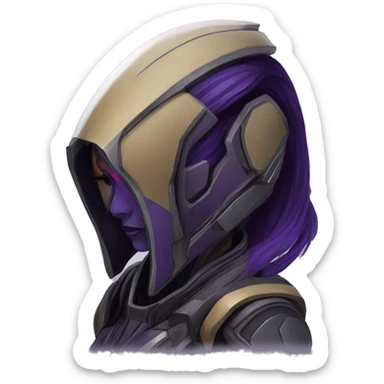 Tali’Zorah vas Normandy mass effect sticker