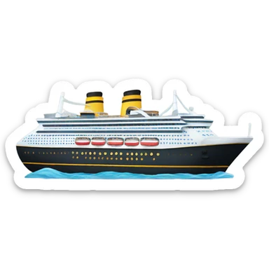 Cruise ship sticker