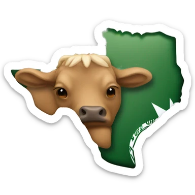 Texas California sticker