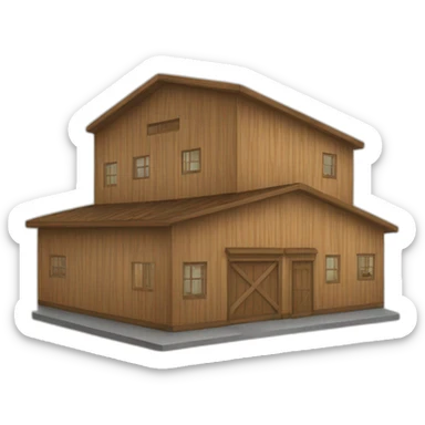 modern lumber factory sticker