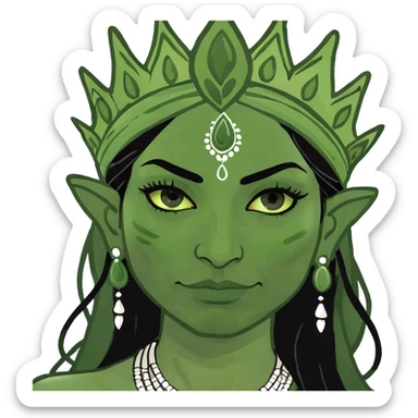Indian queen  sticker