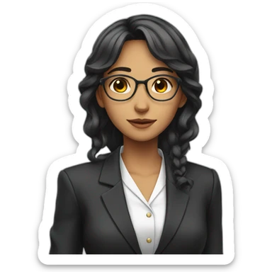 anime lawyer girl sticker