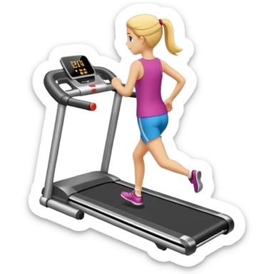 Treadmill sticker