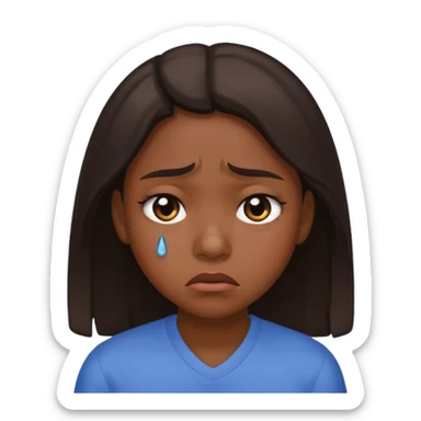 A girl taking the L sticker