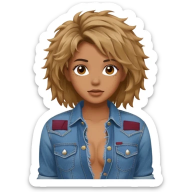 Embreigh Courtney looking ugly but also slaying it sticker