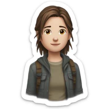Ellie William tlou sticker