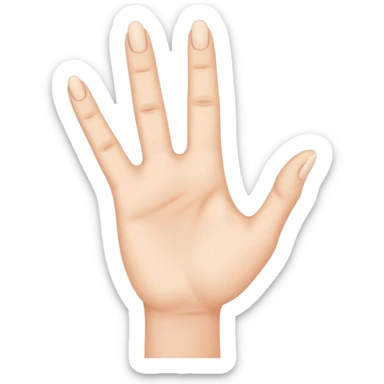 Fingering emoji sticker