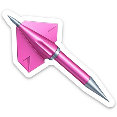 pink dart sticker