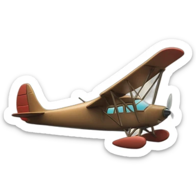 Avion de chasse japonais qui s'ecrase sur un bateau sticker