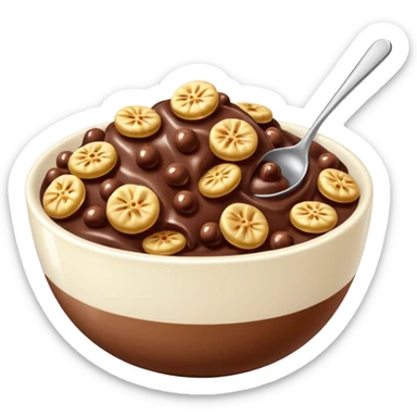 Trésor Cereal In A Bowl Of Milk sticker