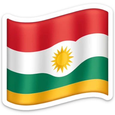kurdistanflag sticker