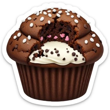 chocolate muffin sticker