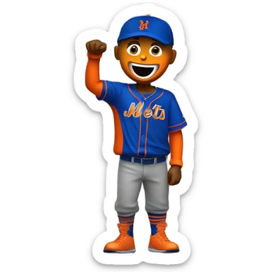 Mad Mets fan sticker