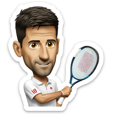 Djokovic sticker
