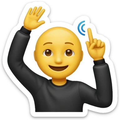  dabbing emoji sticker
