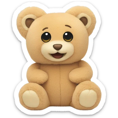 Jellycat plush sticker