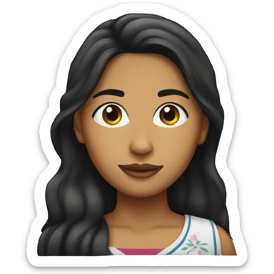 Guera Latina girl  sticker