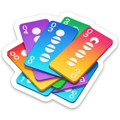 lottery cards sticker