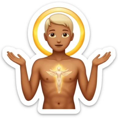 Soul leaving body sticker