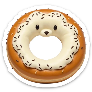 bagel jellycat sticker