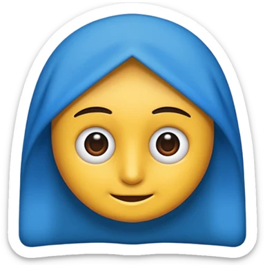 Güçlü şirin çizgifilm karakteri sticker