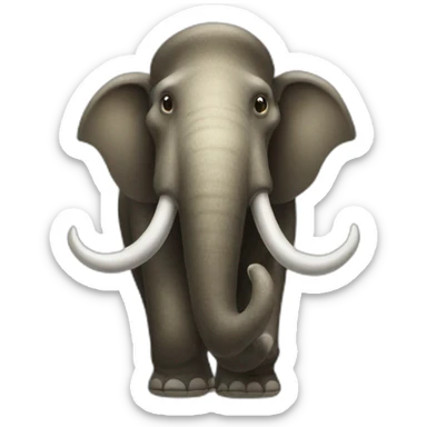 Mammouth sticker